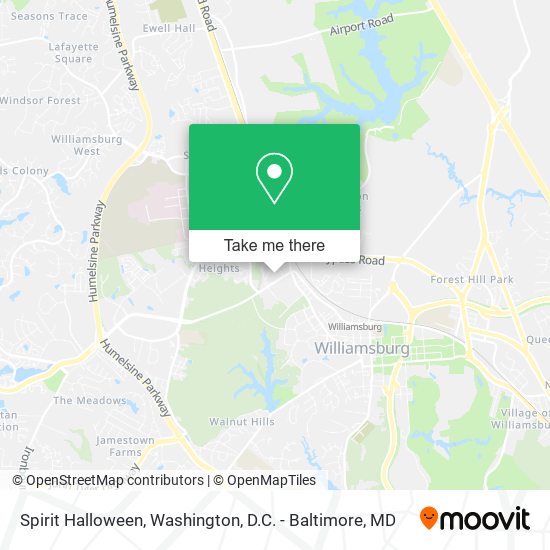 Spirit Halloween map