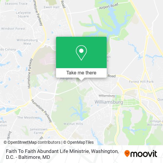 Faith To Faith Abundant Life Ministrie map
