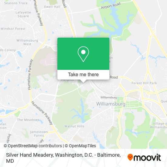 Silver Hand Meadery map