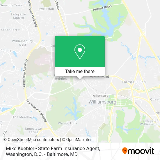 Mike Kuebler - State Farm Insurance Agent map