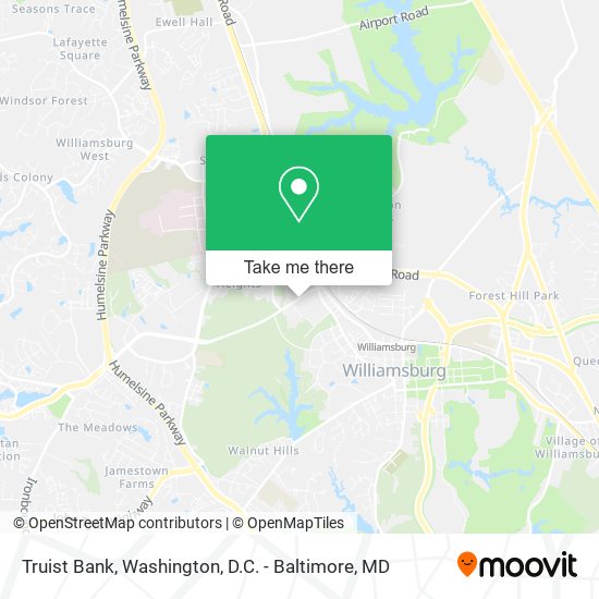 Truist Bank map