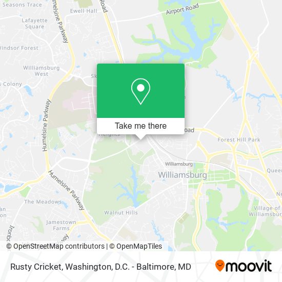 Rusty Cricket map