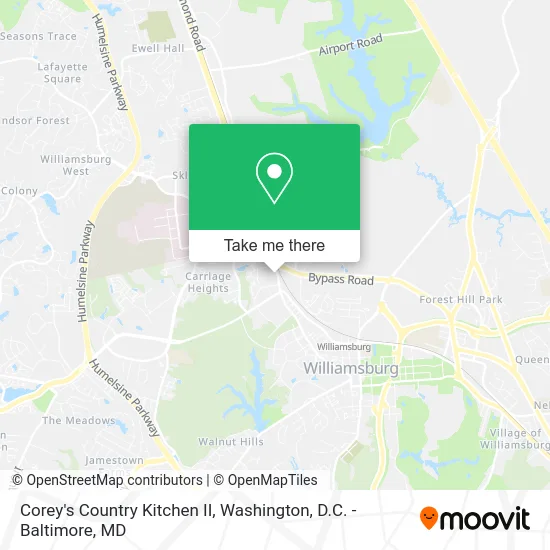 Corey's Country Kitchen II map