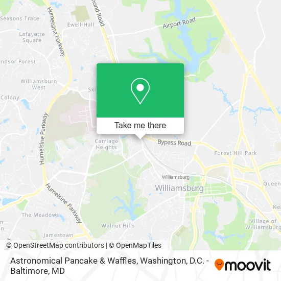 Astronomical Pancake & Waffles map