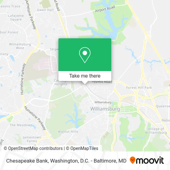 Chesapeake Bank map
