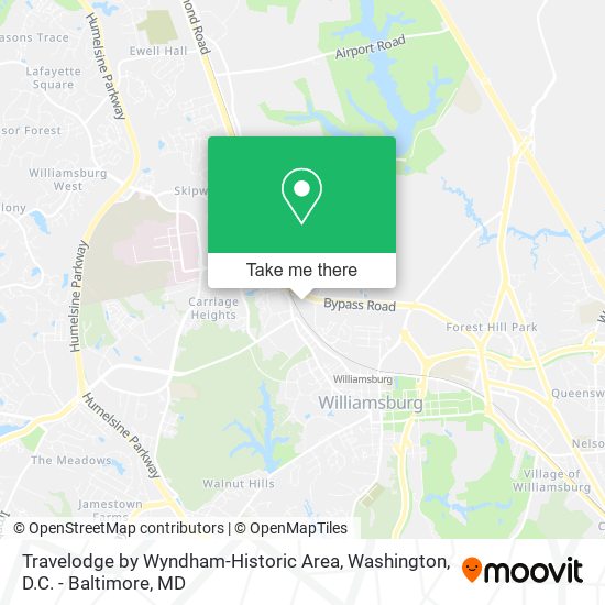 Mapa de Travelodge by Wyndham-Historic Area