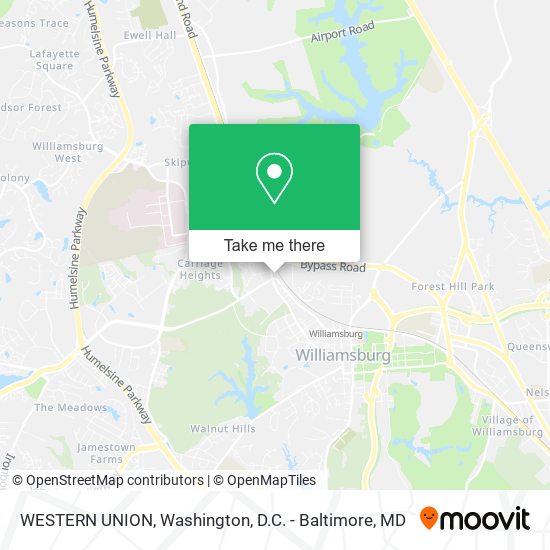 Mapa de WESTERN UNION