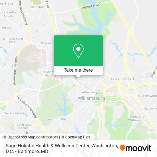 Sage Holistic Health & Wellness Center map