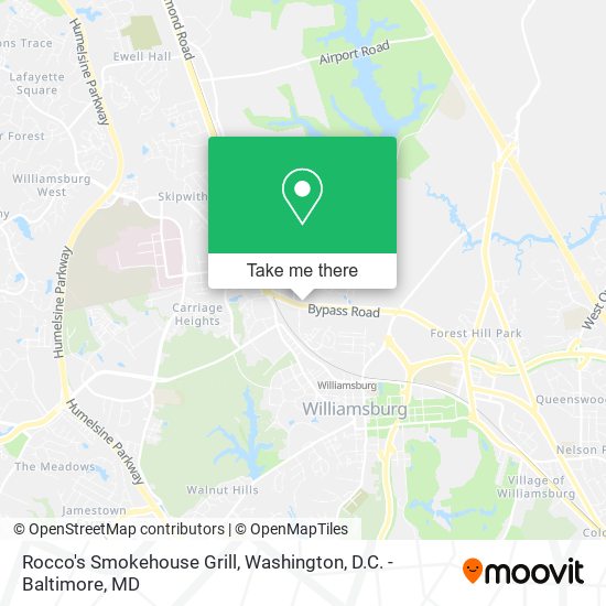 Rocco's Smokehouse Grill map