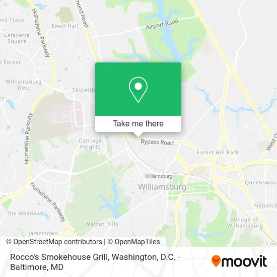 Rocco's Smokehouse Grill map