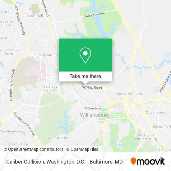 Caliber Collision map