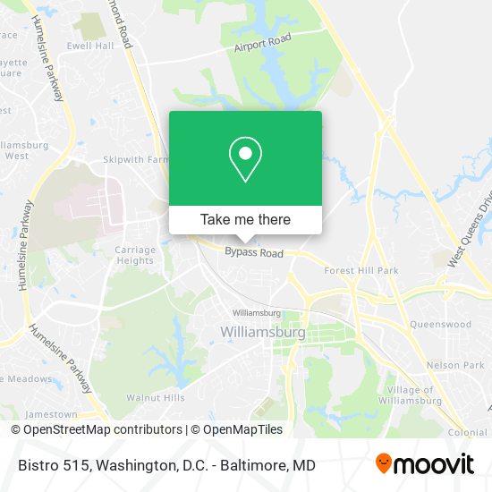 Mapa de Bistro 515