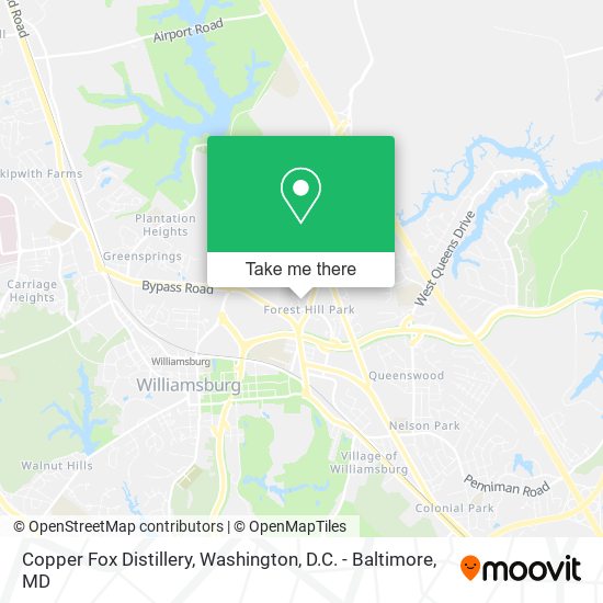 Mapa de Copper Fox Distillery