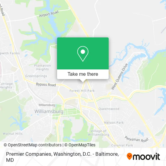 Premier Companies map