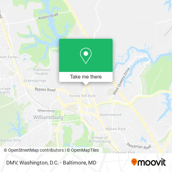 DMV map