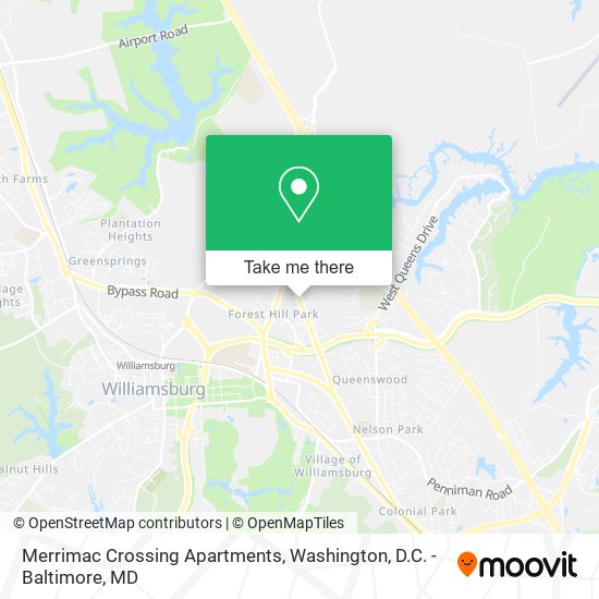 Merrimac Crossing Apartments map