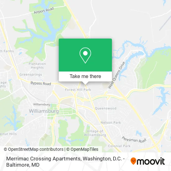 Merrimac Crossing Apartments map
