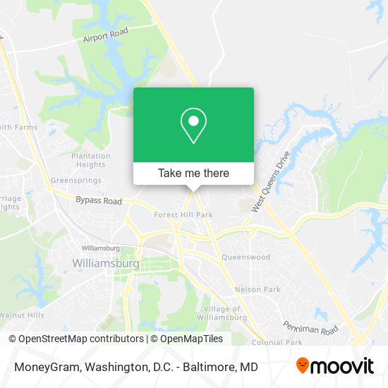 MoneyGram map