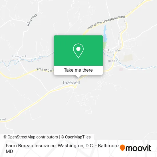 Farm Bureau Insurance map