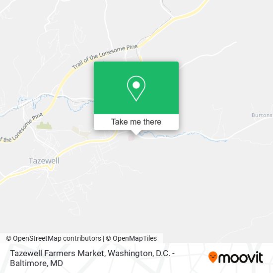 Mapa de Tazewell Farmers Market