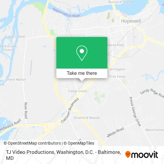 TJ Video Productions map