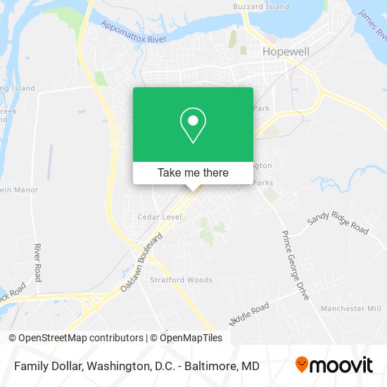Family Dollar map