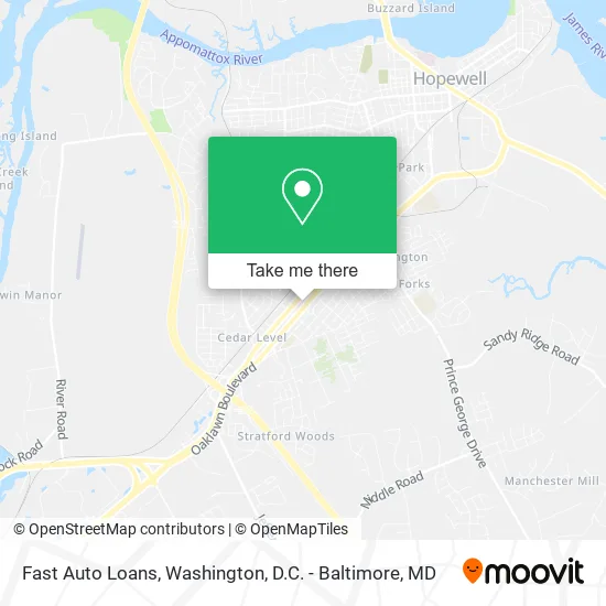 Fast Auto Loans map