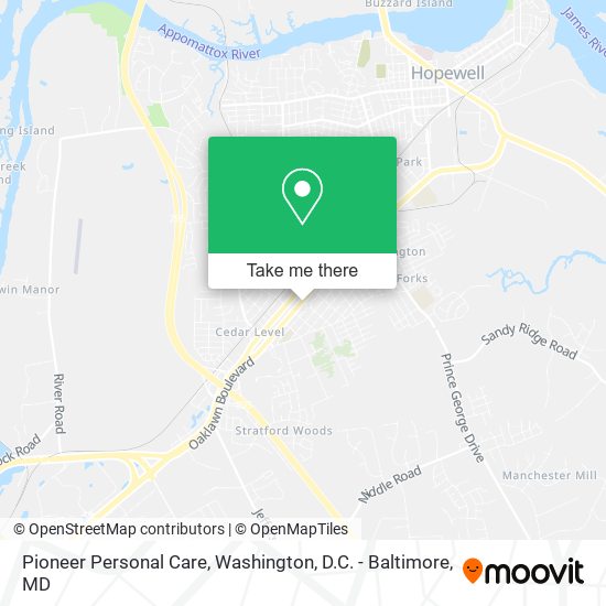 Pioneer Personal Care map