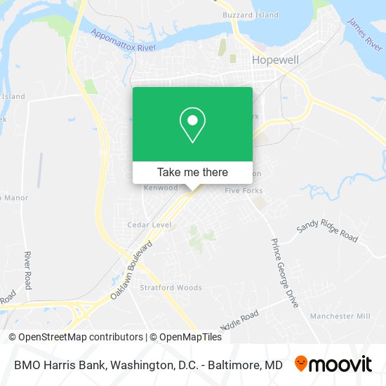 Mapa de BMO Harris Bank