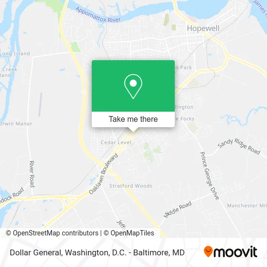 Dollar General map