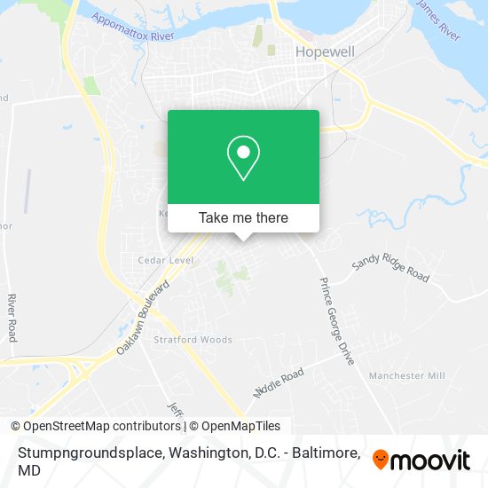 Mapa de Stumpngroundsplace