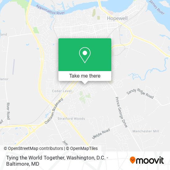 Mapa de Tying the World Together