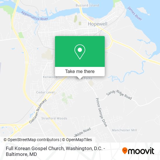Mapa de Full Korean Gospel Church