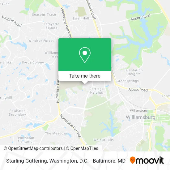 Starling Guttering map