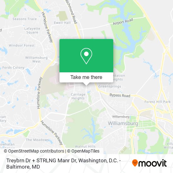 Mapa de Treybrn Dr + STRLNG Manr Dr