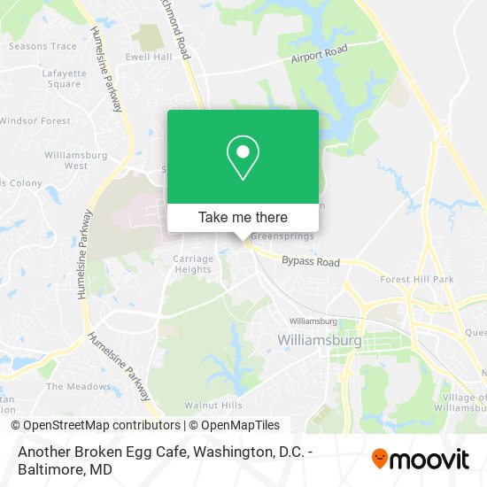Another Broken Egg Cafe map