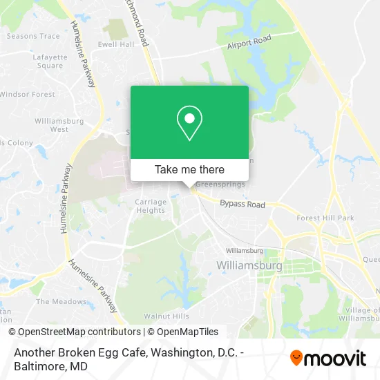 Another Broken Egg Cafe map