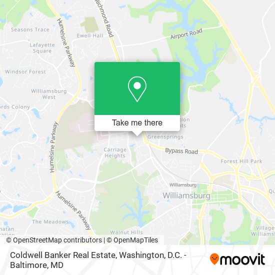 Coldwell Banker Real Estate map
