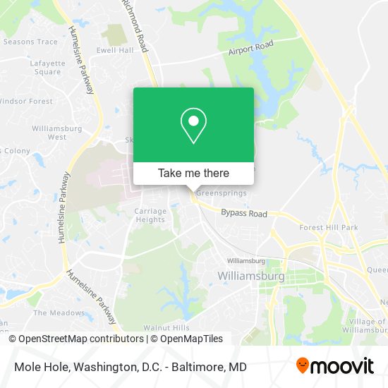 Mapa de Mole Hole