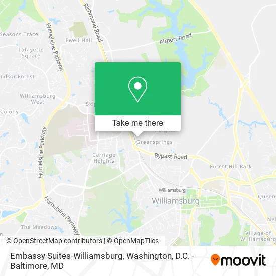 Mapa de Embassy Suites-Williamsburg