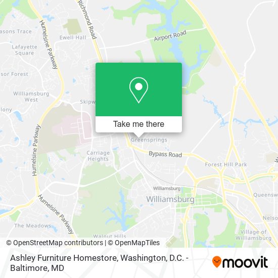 Ashley Furniture Homestore map