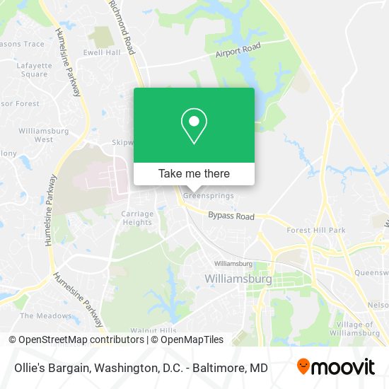 Ollie's Bargain map