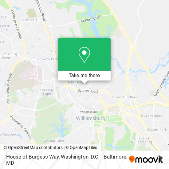 House of Burgess Way map