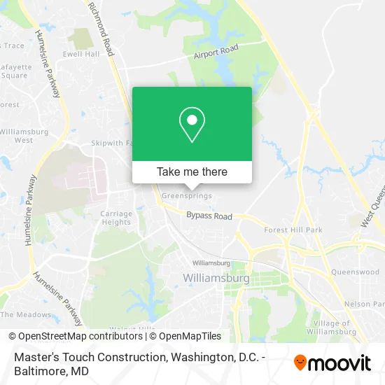 Mapa de Master's Touch Construction