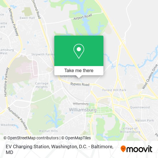 EV Charging Station map
