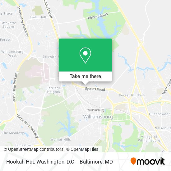 Hookah Hut map
