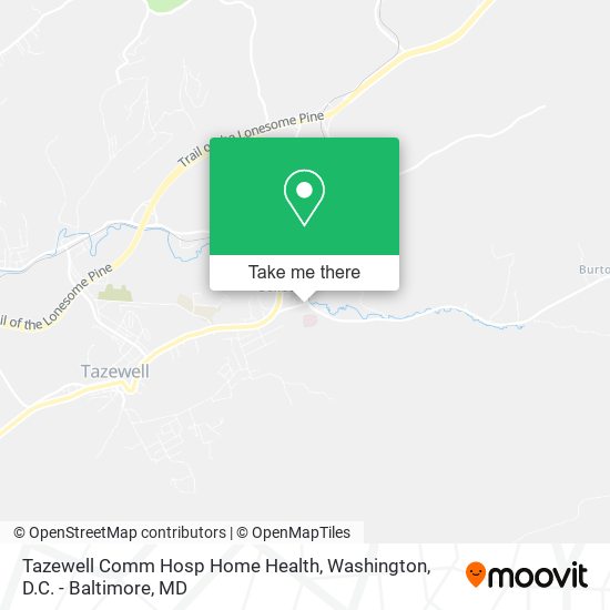 Mapa de Tazewell Comm Hosp Home Health