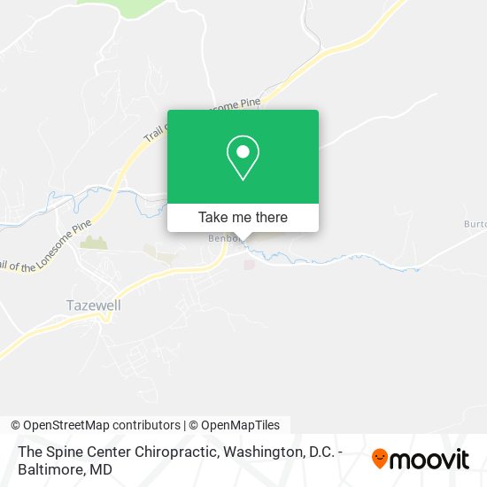The Spine Center Chiropractic map