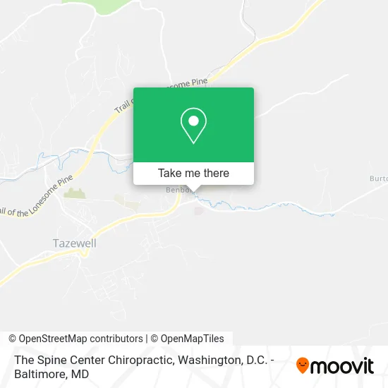 The Spine Center Chiropractic map