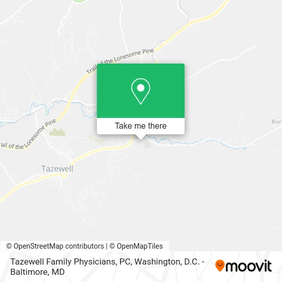 Tazewell Family Physicians, PC map